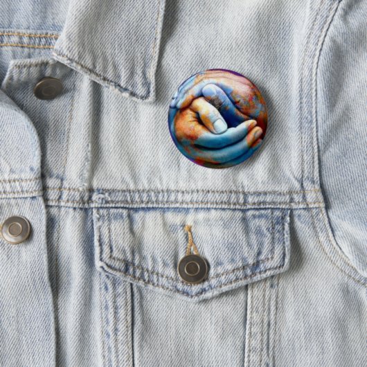 Liebe die Erde Button (Beispiel)