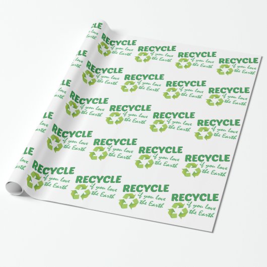 Liebe die Erde Geschenkpapier (Ungerollt)