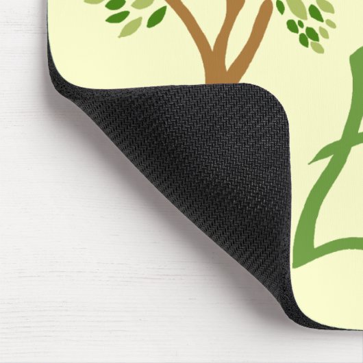 Liebe die Erde Mousepad (Ecke)