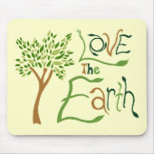 Liebe die Erde Mousepad (Vorne)