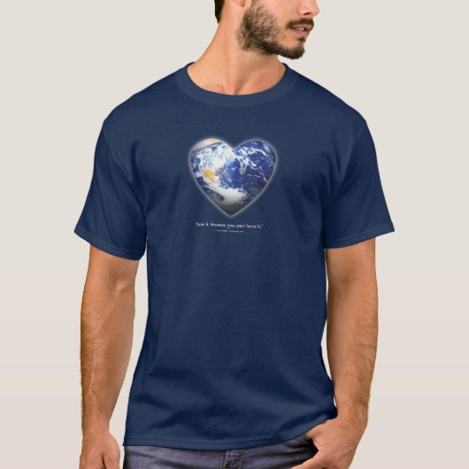 Liebe die Erde T-Shirt (Vorderseite)