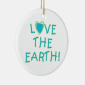 Liebe die Erde umweltsmäßig Keramik Ornament (Rechts)