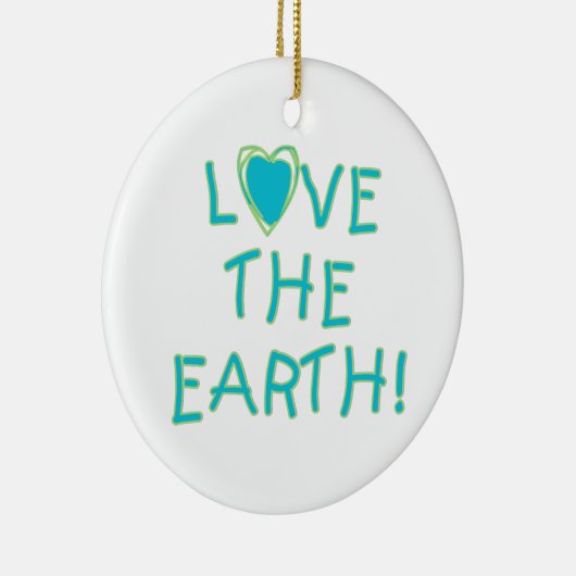Liebe die Erde umweltsmäßig Keramik Ornament (Rechts)