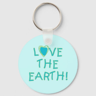 Liebe die Erde umweltsmäßig Schlüsselanhänger