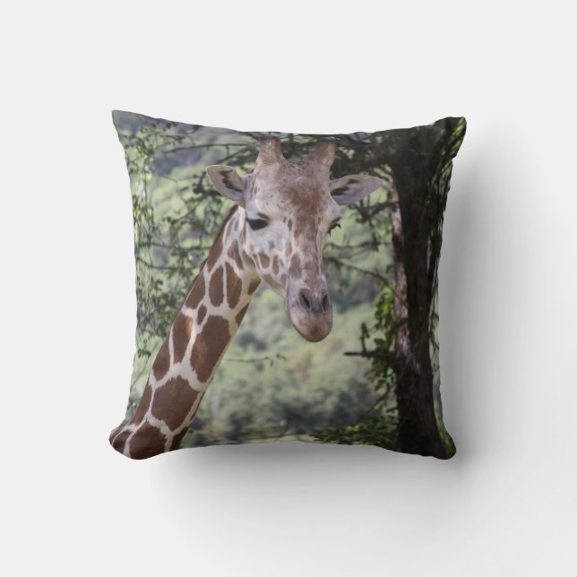 Liebe die Giraffe Kissen (Vorderseite)