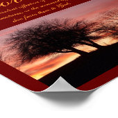 Liebe... die gütige Zuneigung...Religiöse Post Poster (Ecke)