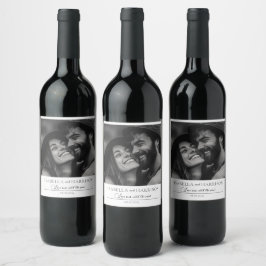 Liebe, die ich zitiere, kombiniert benutzerdefinie weinetikett