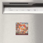 Liebe, die ihr seht! Magnete Herbst lässt Herz Magnet (In Situ (Geschirrspüler))