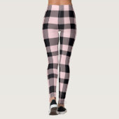 Liebe, die Karierte Leggings Frauen rosa/schwarz (Rückseite)