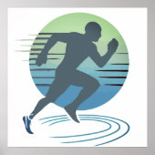 Liebe, die Marathon-Wettkampfsieger betreibt Poster (Vorne)