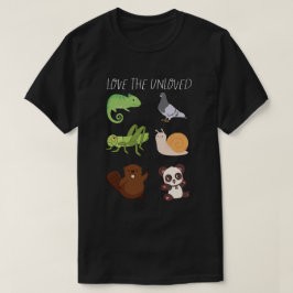 Liebe Die Meldung "Unlove Animal Rescue Heartwarmi T-Shirt
