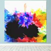 Liebe Die Menschheit wird die moderne Kunst 1 nich Leinwanddruck (Insitu (Holzboden))