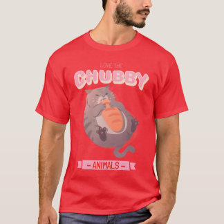 Liebe die molligen Tiere 15 Freunde T-Shirt