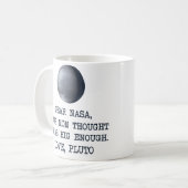 Liebe die NASA-Liebe Pluto Kaffeetasse (Vorderseite Links)