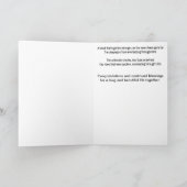 Liebe, die nie Karte beendet (Innenseite)