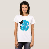 Liebe die Orcas! T-Shirt (Vorne ganz)