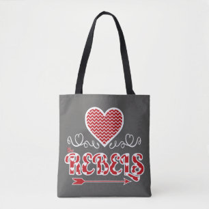 Liebe die Rebell-Tasche (dunkelgrau) Tasche