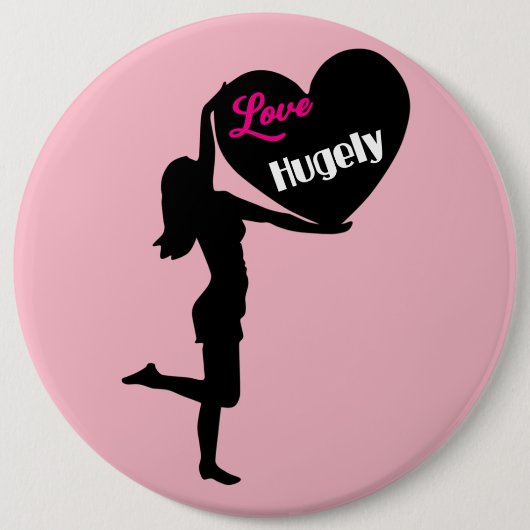 Liebe die Recht-Knopf enorm Anti-Trumpf Frauen Button (Vorderseite)