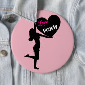 Liebe die Recht-Knopf enorm Anti-Trumpf Frauen Button (Beispiel)