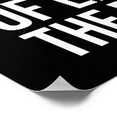 Liebe Die Reise, geniessen Sie den Prozess - Motiv Poster (Ecke)