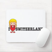 Liebe die Schweiz Mousepad (Mit Mouse)