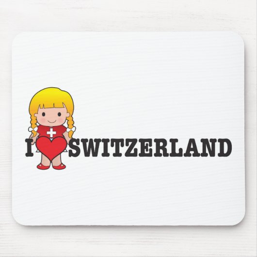 Liebe die Schweiz Mousepad (Vorne)