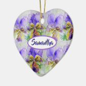 Liebe, die Sie an Ihre Bedürfnisse angepasst haben Keramik Ornament (Links)