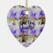 Liebe, die Sie an Ihre Bedürfnisse angepasst haben Keramik Ornament (Rechts)