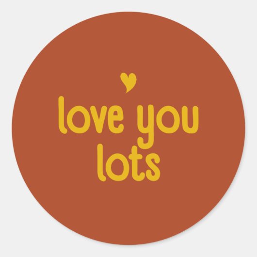 Liebe, die Sie aufklebern - Block & Stick Runder Aufkleber (Vorderseite)