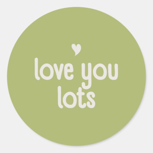 Liebe, die Sie aufklebern - Block & Stick Runder Aufkleber (Vorderseite)