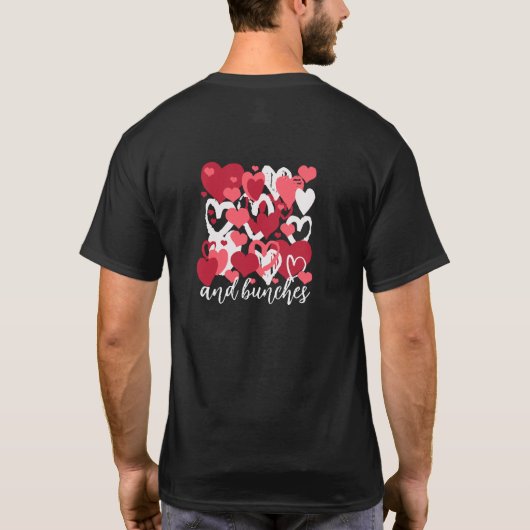 Liebe, die Sie buncht und buntgespannt T - Shirt (Rückseite)