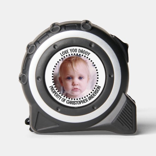 Liebe, die Sie dad hinzufügen Fotoeigenschaft Schw Maßband (Vorderseite)