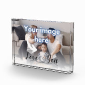 Liebe, die Sie Familiennachweis beibehalten Fotoblock (Rechts)