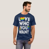 Liebe, die Sie Gay Pride LGBT Men LGBTQ T-Shirt (Vorne ganz)