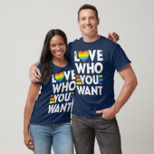 Liebe, die Sie Gay Pride LGBT Men LGBTQ T-Shirt (Unisex)