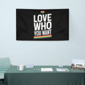 Liebe, die Sie Gewollt Rainbow Gay Pride Flag LGBT Banner (Messeveranstaltung)
