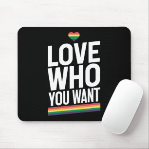 Liebe, die Sie Gewollt Rainbow Gay Pride Flag LGBT Mousepad