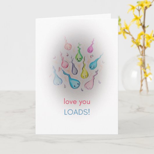 Liebe, die Sie laden Karte (Gelbe Blume)