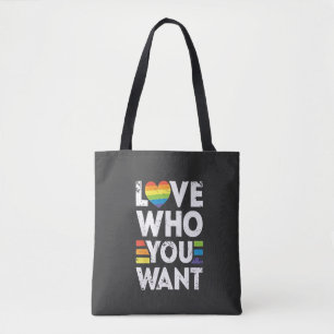 Liebe, die Sie LGBT-Pride Monat Gewollt haben Tasche