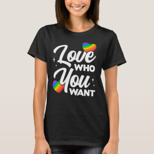 Liebe, die Sie Lgbtq Diversity Rainbow Pride Ga Ge T-Shirt