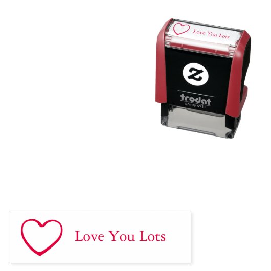 Liebe, die Sie lieben Permastempel (Beispiel)