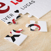 Liebe, die Sie lieben | Valentinstag 5 FotoCollage Puzzle (Seite)