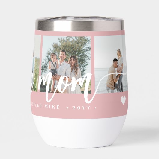 Liebe, die Sie Mama 5 Foto Collage moderne persona (Rückseite)