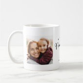 Liebe, die Sie Meemaw Herz Custom Zwei Foto Kaffee Kaffeetasse (Links)