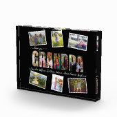 Liebe, die Sie Opa FotoCollage Letters Pic Block (Rechts)