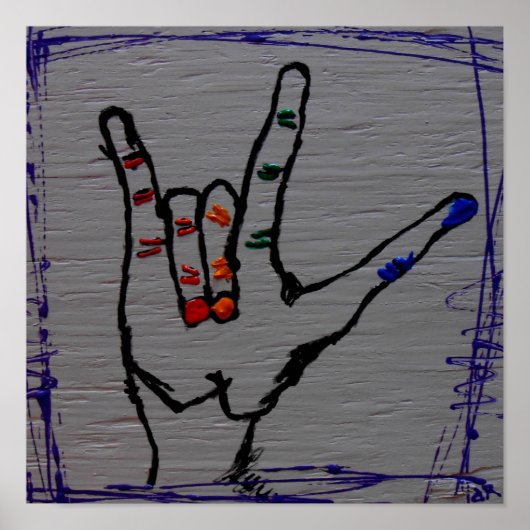 Liebe, die Sie Plakate (Vorne)