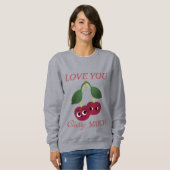 LIEBE, DIE SIE SEHR ÜBERPRÜFEN SWEATSHIRT (Vorne ganz)