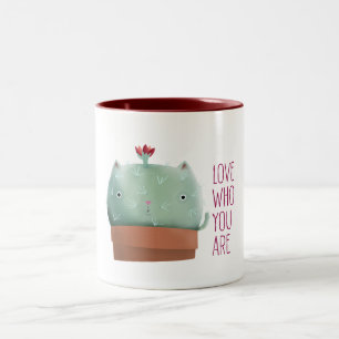 Liebe, die Sie sind Kakteen — 11 oz. Mug Zweifarbige Tasse