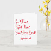 Liebe, die sie verwischt haben, geben ihnen Oma Fu Karte (Gelbe Blume)