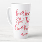 Liebe, die sie verwischt haben, geben ihnen Oma Fu Milchtasse (Linke Ecke)